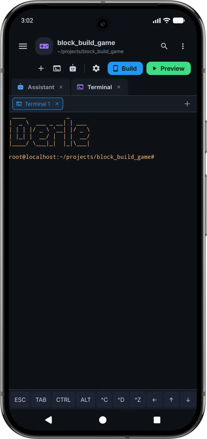 Derle Linux terminali, kabuk isteminde
